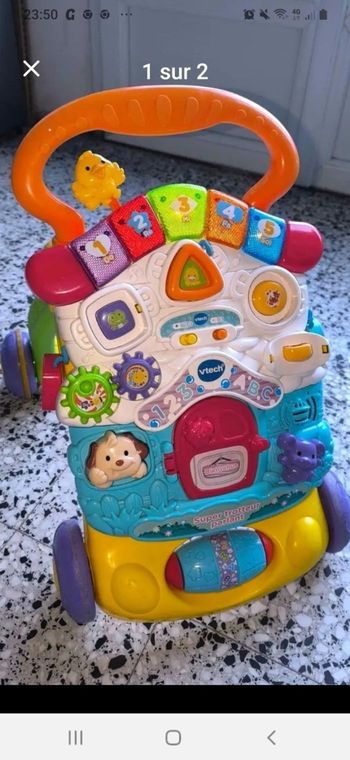 Pousse-pousse vtech