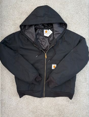 Détroit Jacket Carhartt Noir (Avec Capuche)
