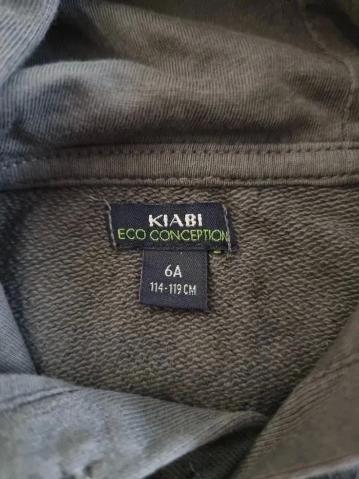Sweat à capuche gris - Kiabi - Taille 6 ans - photo numéro 5