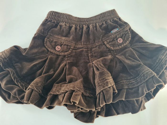 Jupe velours marron - Catimini - 18 mois - photo numéro 2