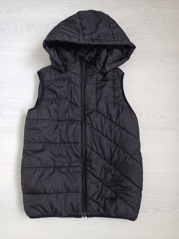 Doudoune sans manche à capuche