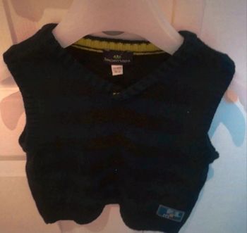 Pull sans manches garçon sergent major 24 mois