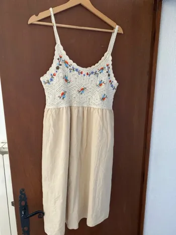 Robe bohème avec broderie
