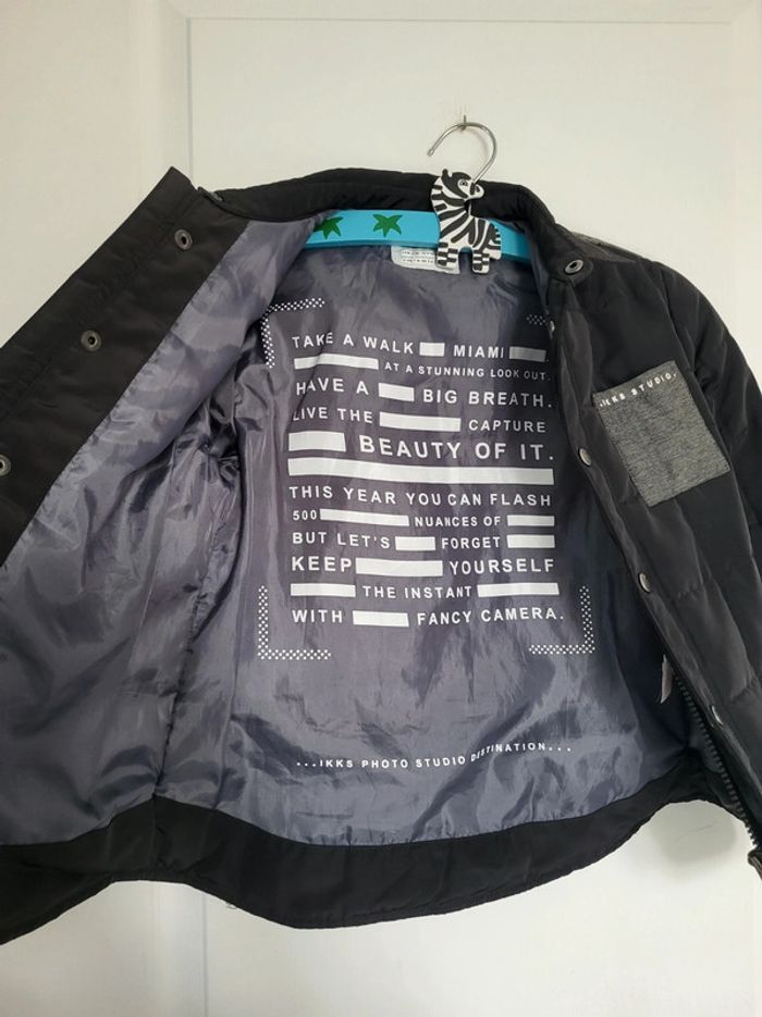Doudoune veste matelassé mi saison Ikks 8 ans - photo numéro 5