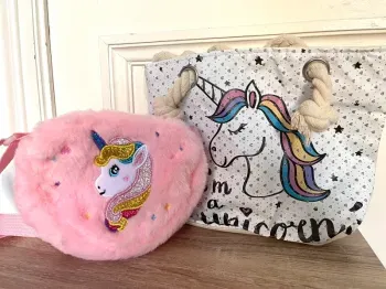 Lot sacs Licorne