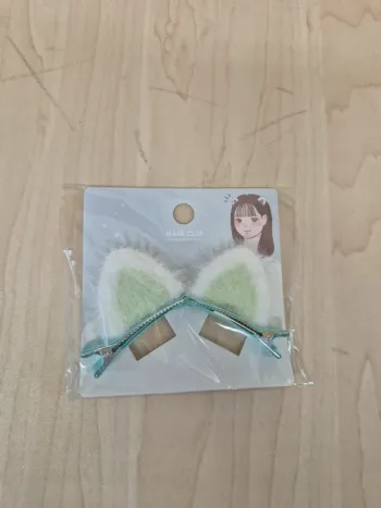 Pinces cheveux oreilles de chat