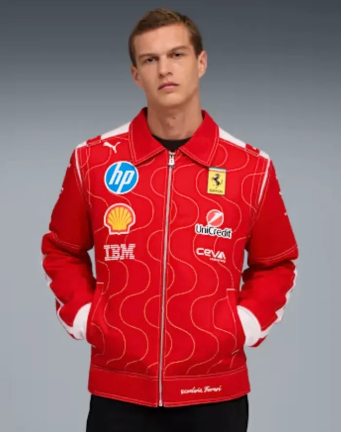 Veste de course Monza Scuderia Puma x Ferrari HP Homme -Rosso Corsa