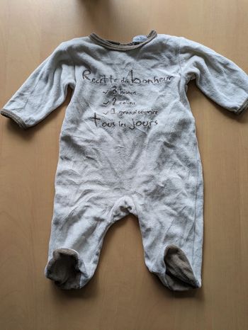 Pyjama bébé 1 mois