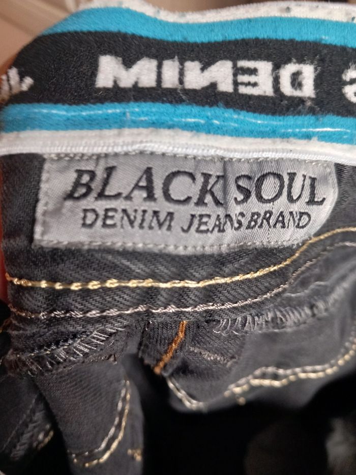 Jeans gris T38/40 Black soul - photo numéro 8