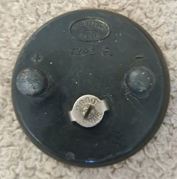 Ancien écouteur en bakélite Brunet Cie France