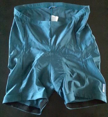 Short cycliste bleu pétrole – Décathlon – XXL