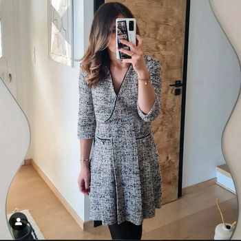 Robe tweed rose Maje 🤍