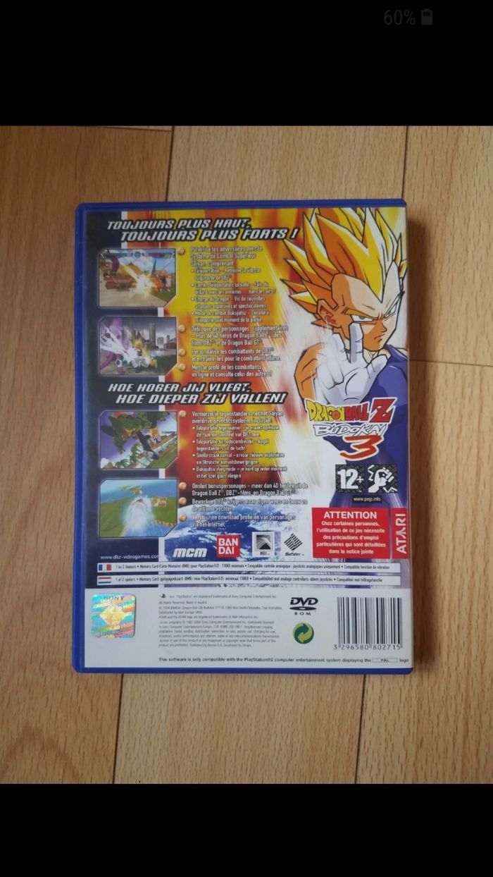 Jeu Playstation 2 Dragon Ball Z - photo numéro 2
