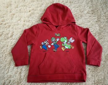 ​🍄 Sweat à capuche Super Mario - 4 ans
