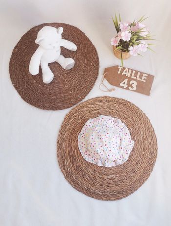 Chapeau 👣 fille, Kitchoun, taille 43, environ 6 mois