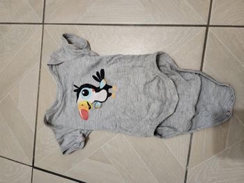 Body manches courtes gris Toucan