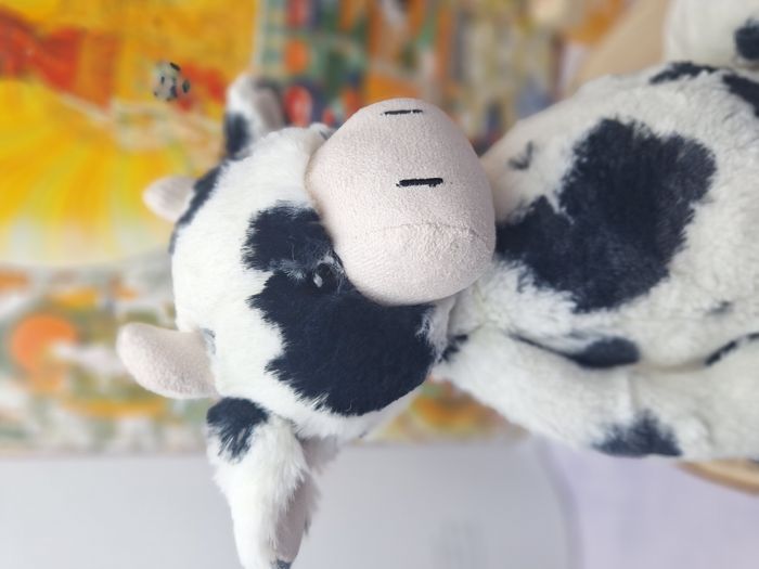 Peluche Jellycat Bashful vache ferme retired calf cow BAS3C - photo numéro 2