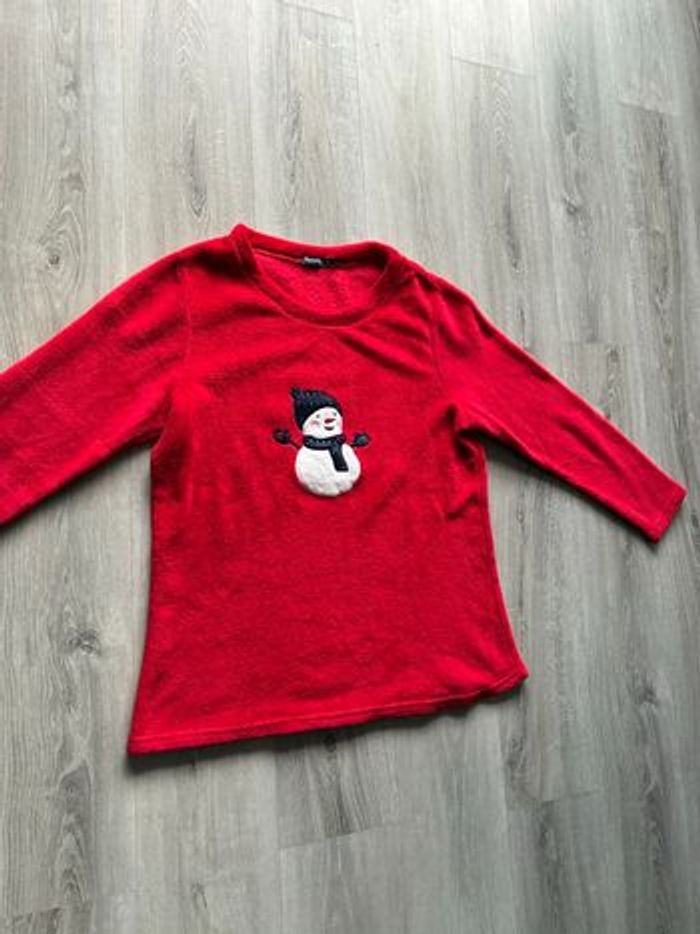 Haut de pyjama rouge homme , Taille XL , In extenso - photo numéro 2