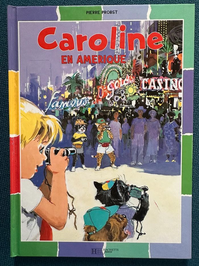 Livre rare vintage Caroline en Amérique Pierre Probst