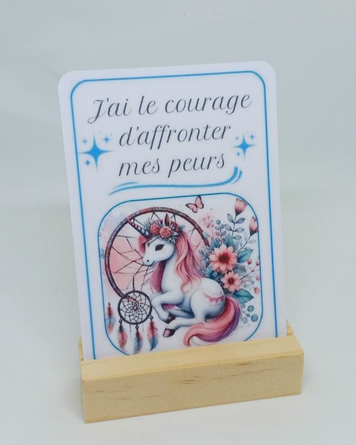 Cartes d'affirmations positives Licorne - photo numéro 5