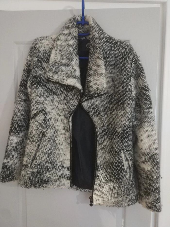 Veste courte hiver le temps des cerises taille 36 - photo numéro 2