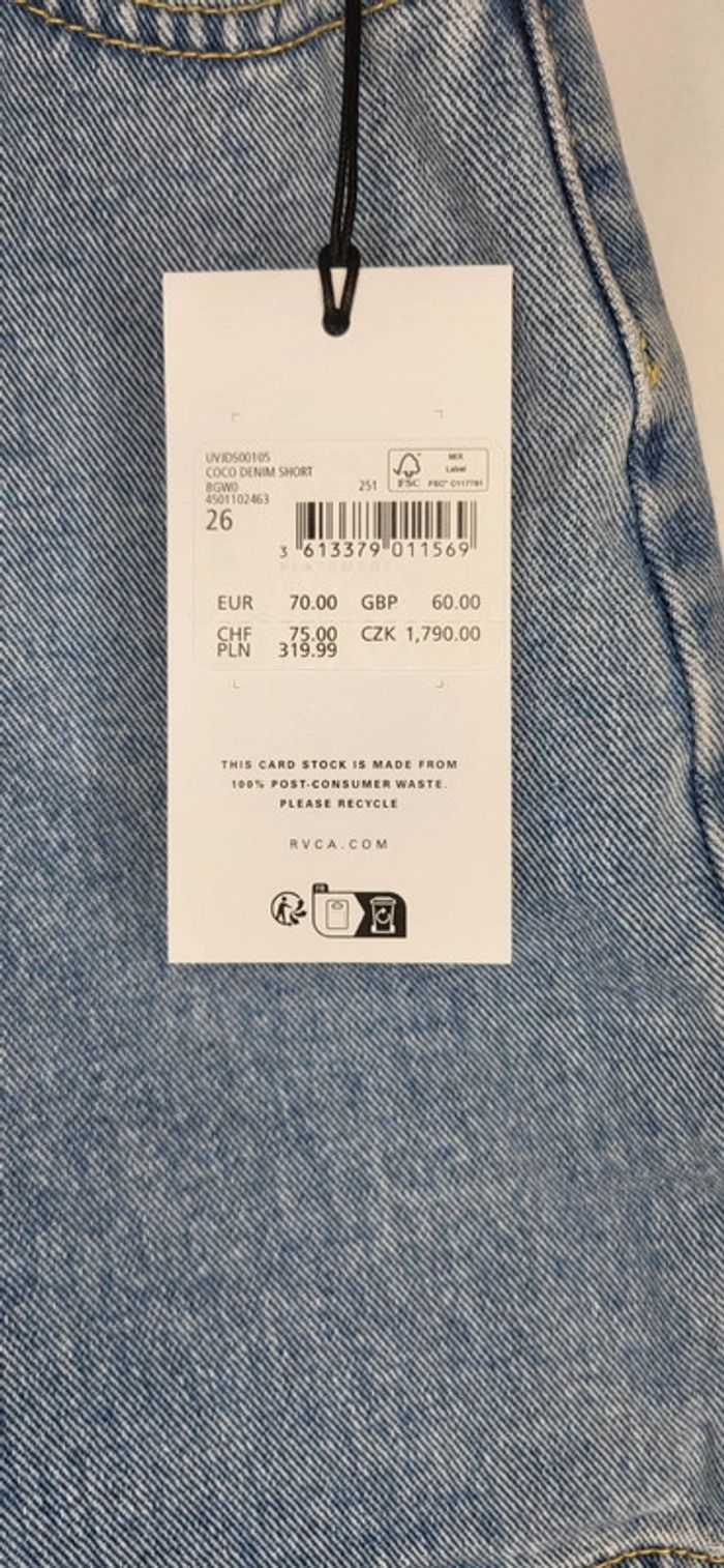 Short jean taille haute RVCA T.36 - photo numéro 9