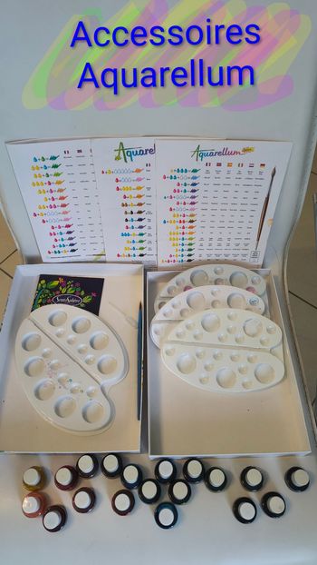 🎨 Lot d'accessoires Aquarellum (Sentosphere) 🎨