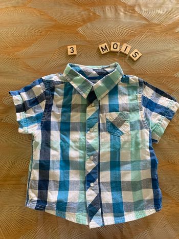 Chemisette garçon 3 mois