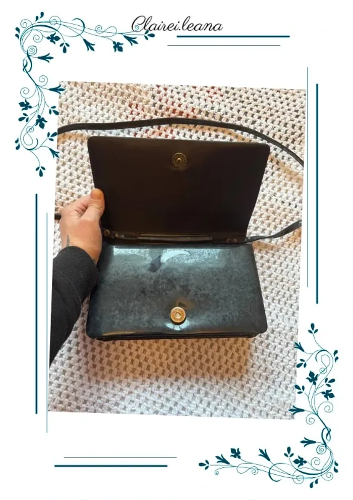 🛑 pochette noir brillant 🛑 - photo numéro 3