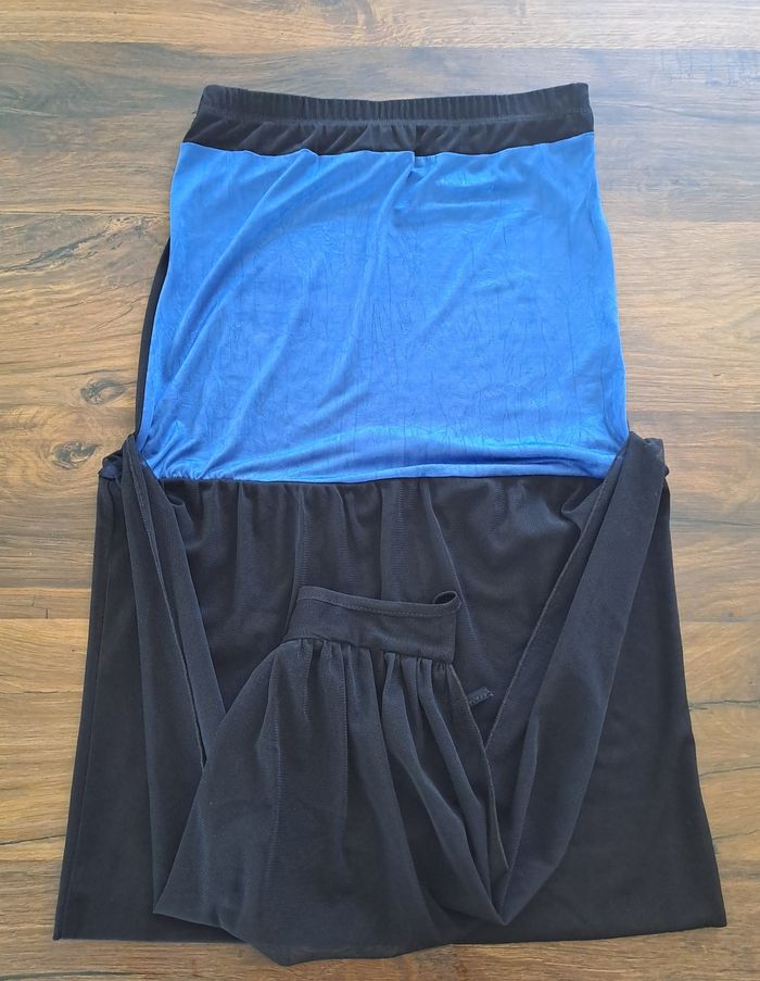 Robe dos nu noire et bleue femmes taille S Leaton Moda - photo numéro 9