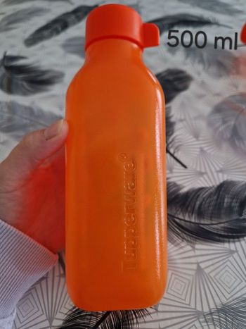 Bouteille tupperware carré