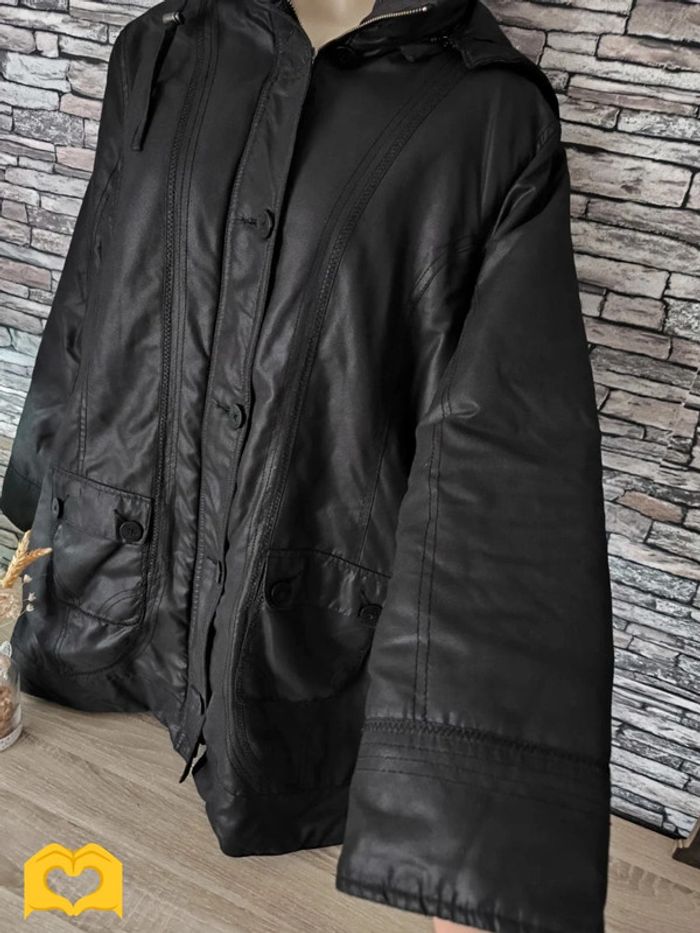 🌹 Blouson noir effet métallisé marque Scottage 🌹 - photo numéro 3