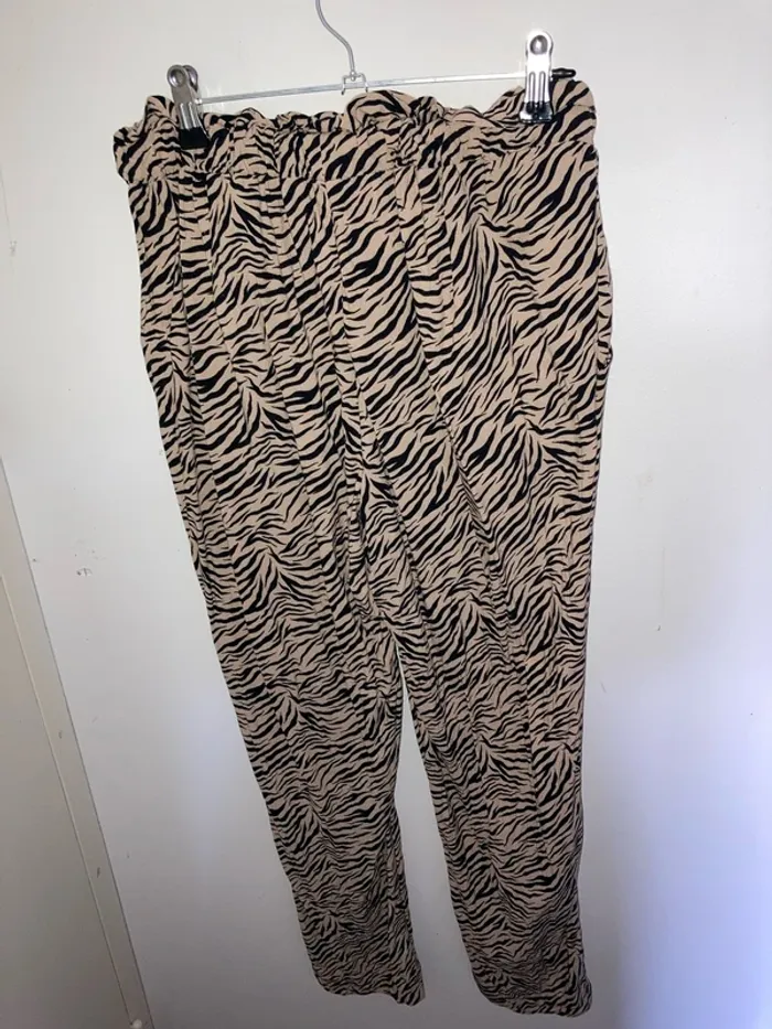 Pantalon souple léopard /zebre - photo numéro 2