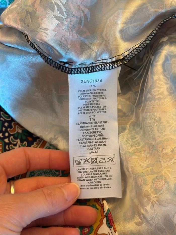 Chemise fluide imprimé Nafnaf - Taille 34 - photo numéro 9