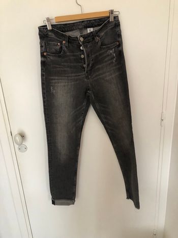 Jean skynny taille haute