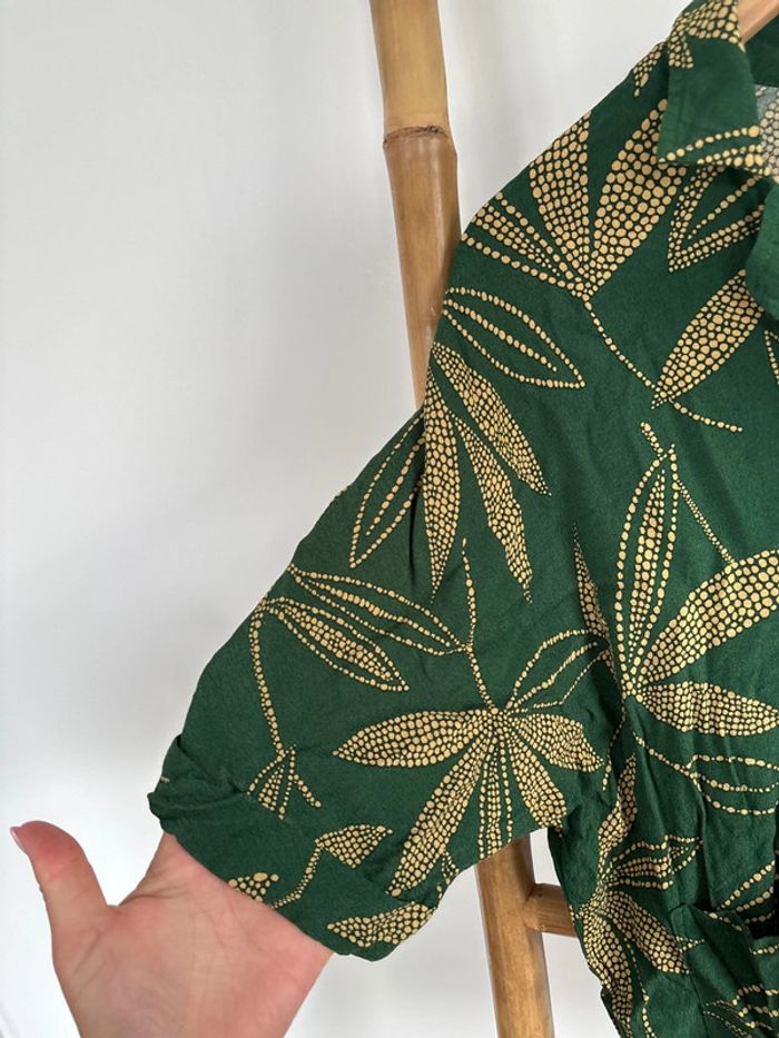 Ensemble t-shirt pantalon fluide Vert mango taille M - photo numéro 3