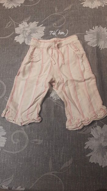 Pantalon fille 9 mois taille 74