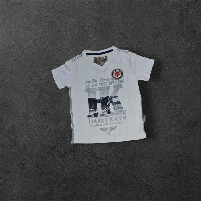 t-shirt blanc Harry Kayn garçon 3 ans