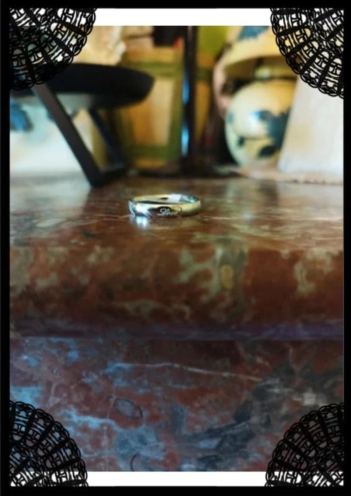 Bague inscription Real Love en acier 20,6 mm - photo numéro 7