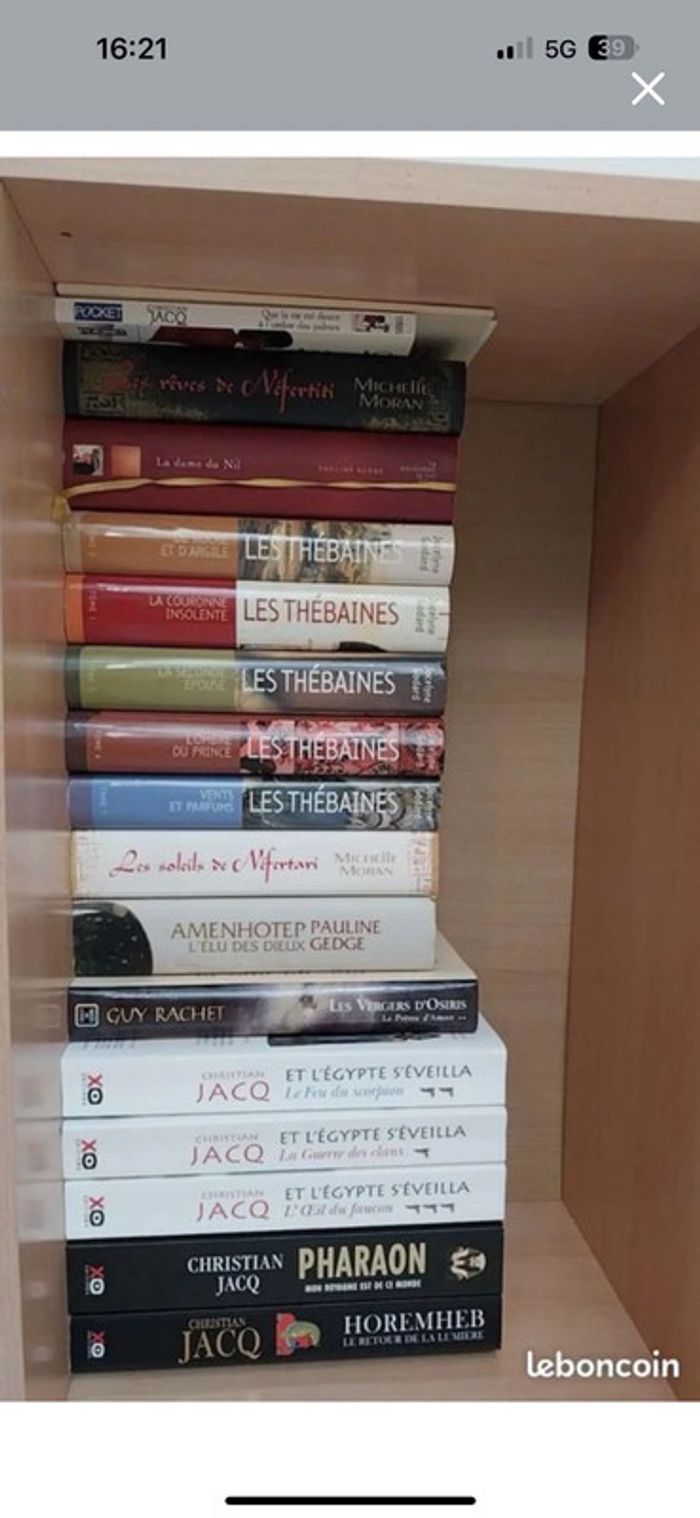 Lot livre sur l’Égypte