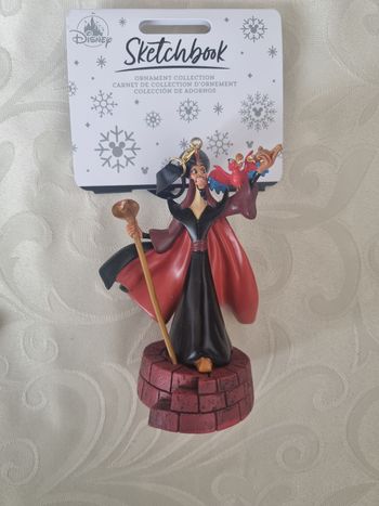Figurine ornement jafar sketchbook noel iago aladdin