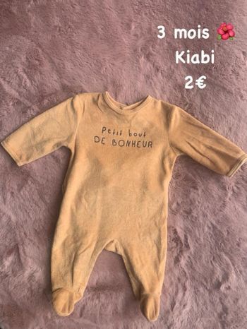 Pyjama 🌺 3 mois 🌺 Kiabi