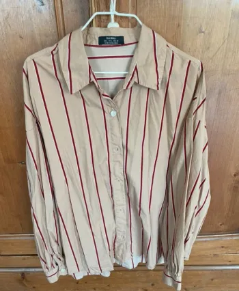 Chemise rayée bershka L