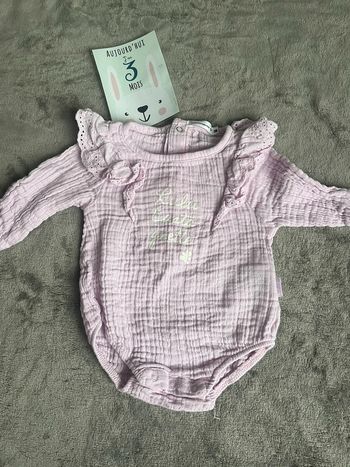 Body lulu castagnette 3 mois