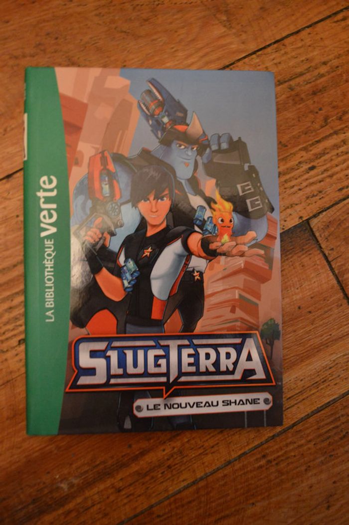 Livre bibliothèque verte Slugterra Le nouveau Shane