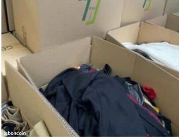 Carton vêtements 34/36 TBE