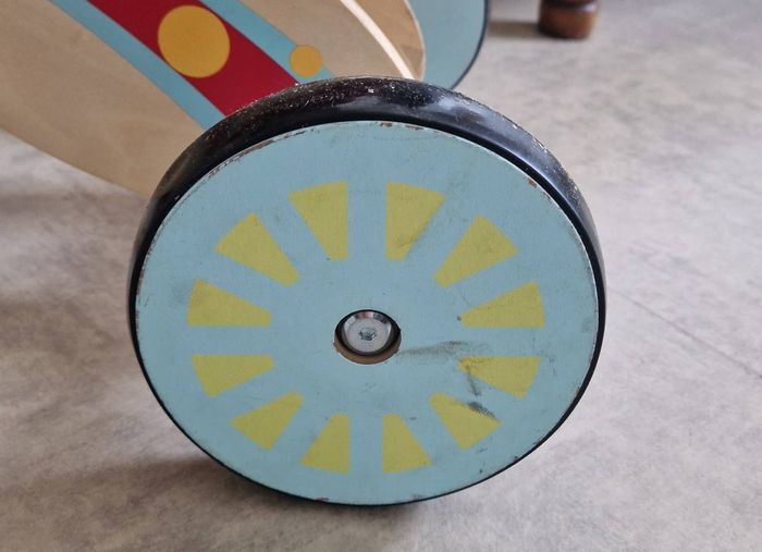 Vélo en bois style draisienne - photo numéro 3