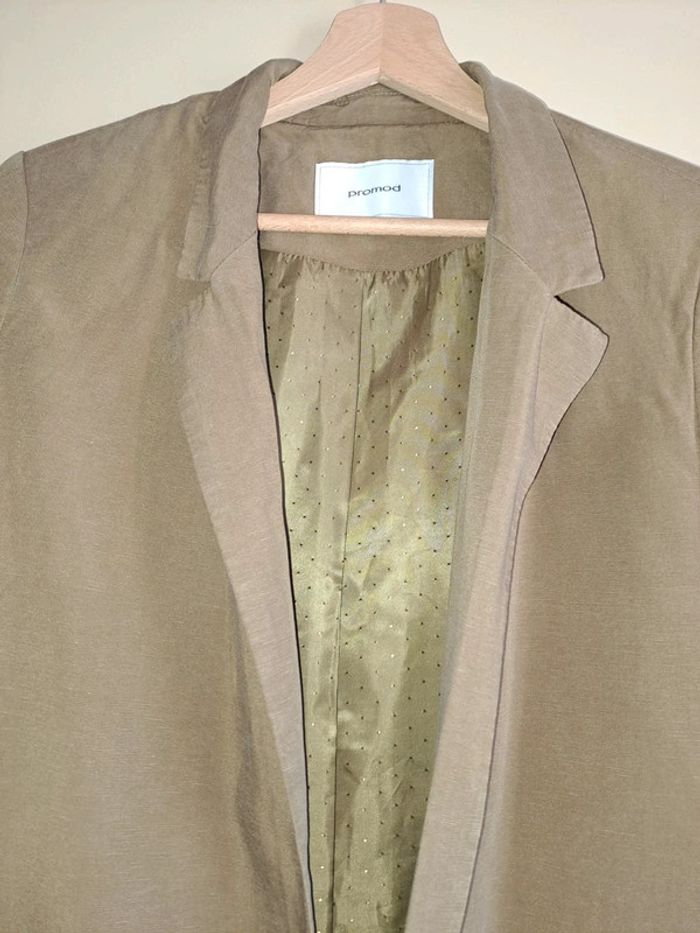 Superbe veste femme promod kaki or M étiquette coupée tbe - photo numéro 2