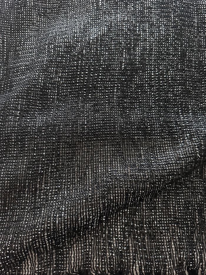 Foulard noir et argenté - photo numéro 2