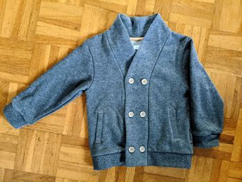 Veste molleton coton doux Obaibi 24 mois 86 cm neuf